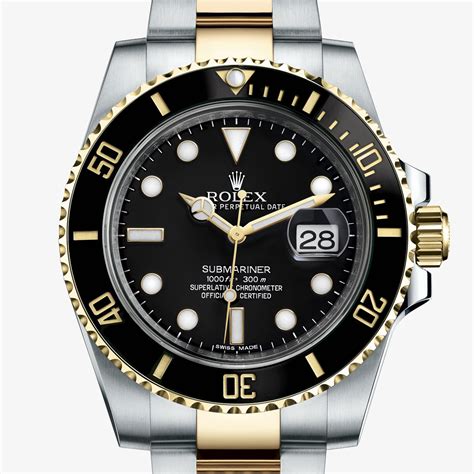 submariner rolex acciaio e oro